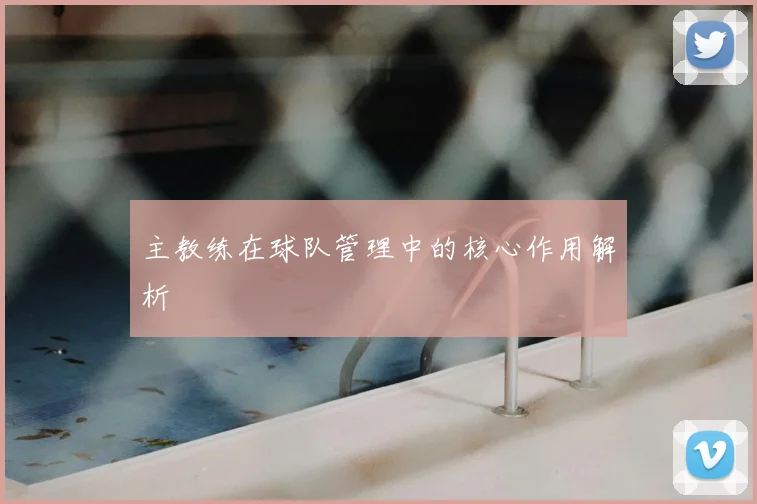 主教练在球队管理中的核心作用解析